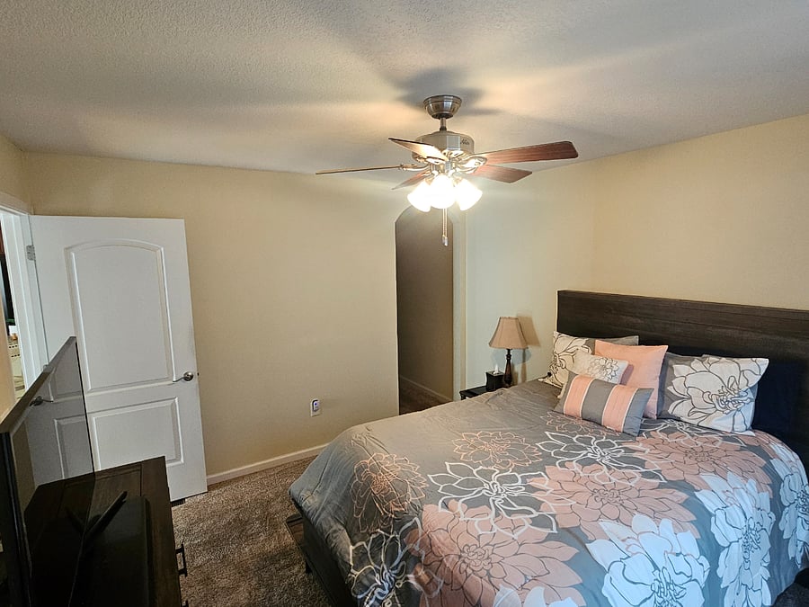 Master bedroom on main level