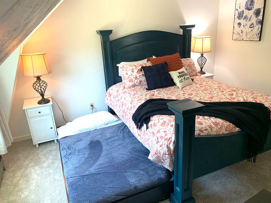 trundle option in the first bedroom