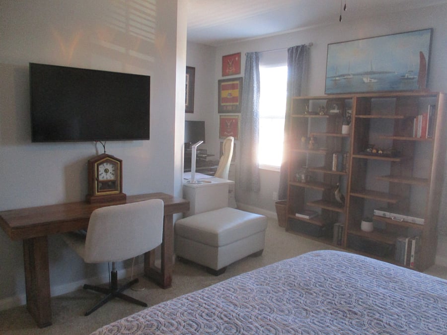 bedroom 2 with work area