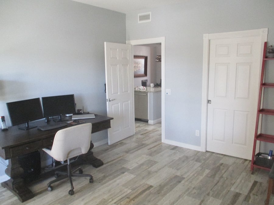 office on ground floor (3rd bedroom being used as office)