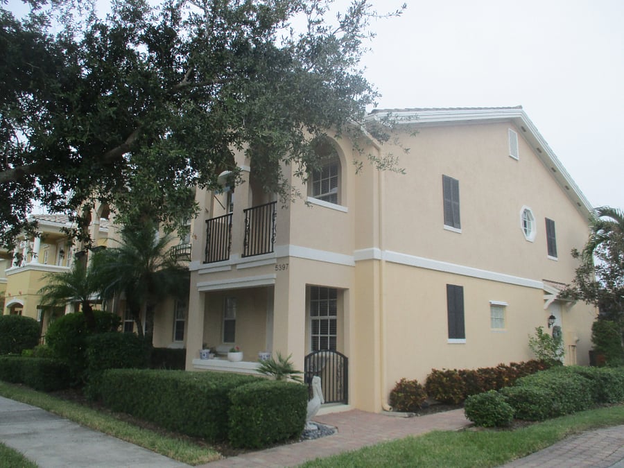 front porch and entry