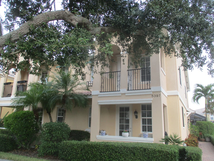 the townhome front