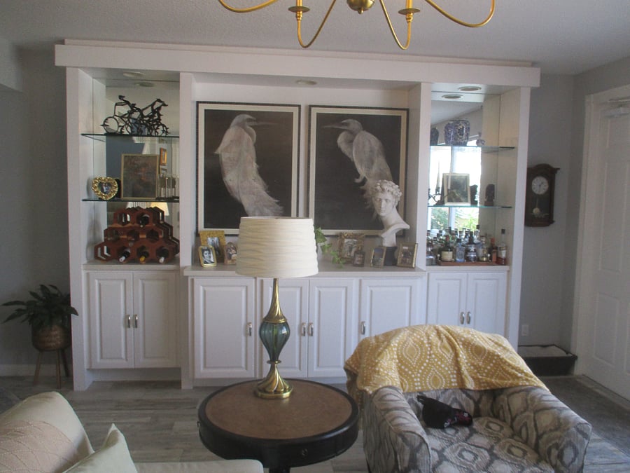 living room built in
