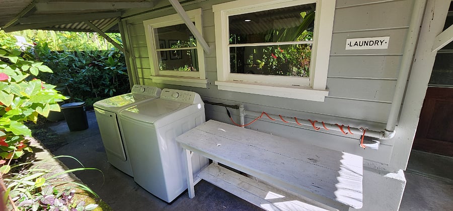 Laundry on site.