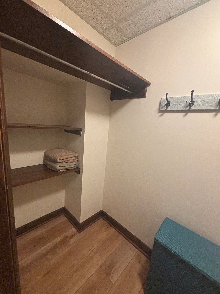 Very large walk-in closet
