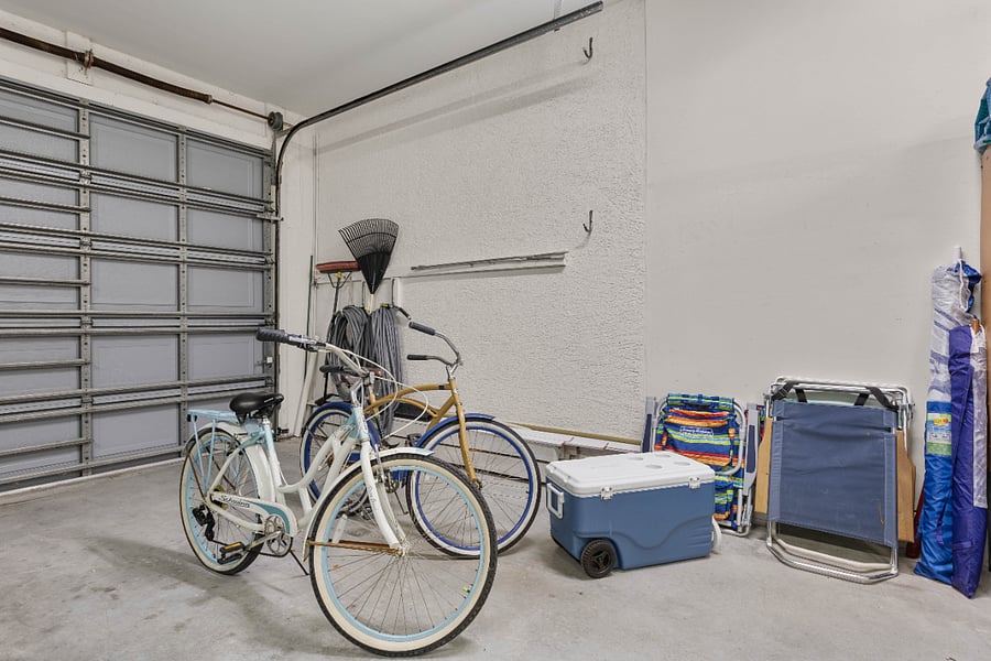 Beach ready with cooler and beach chairs or a quick stroll by bicycle around the neighborhood