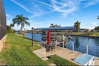 Take in the tranquil beauty of the Rubicon Canal from the private Boat Dock,
