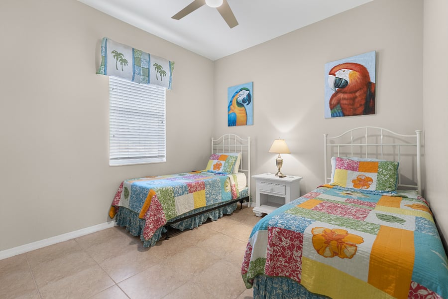 3rd Bedroom - (2) Twin Beds