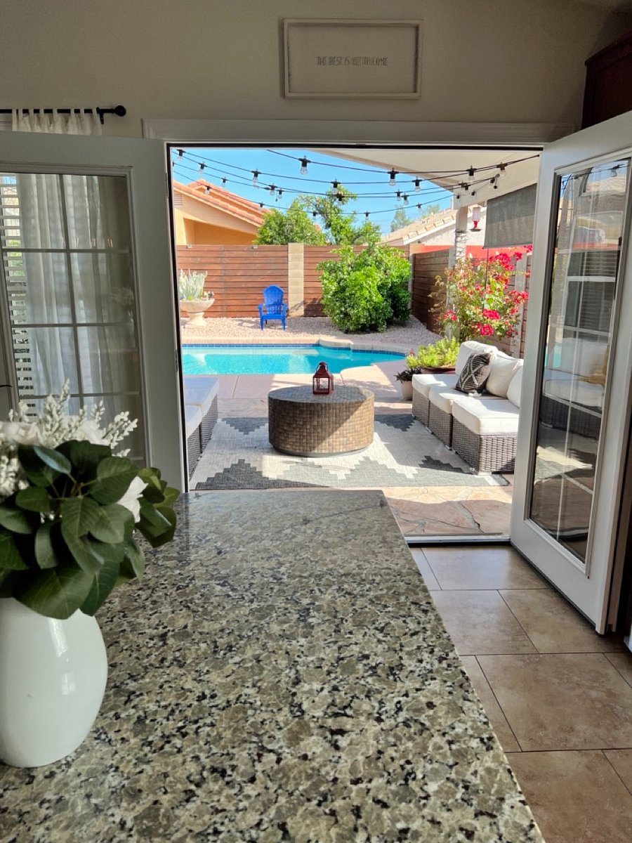 View from the kitchen