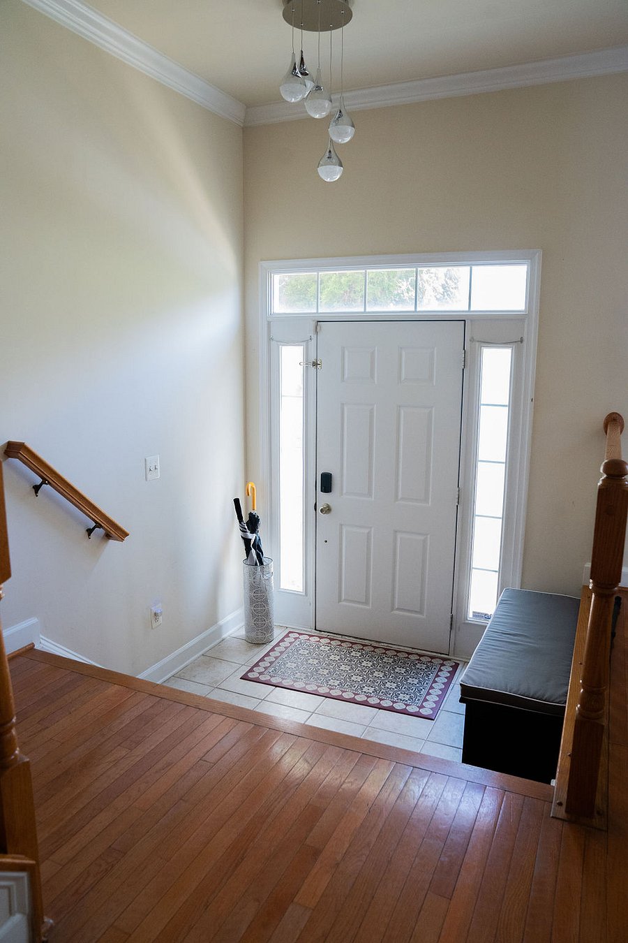 Stairs to upstair rooms