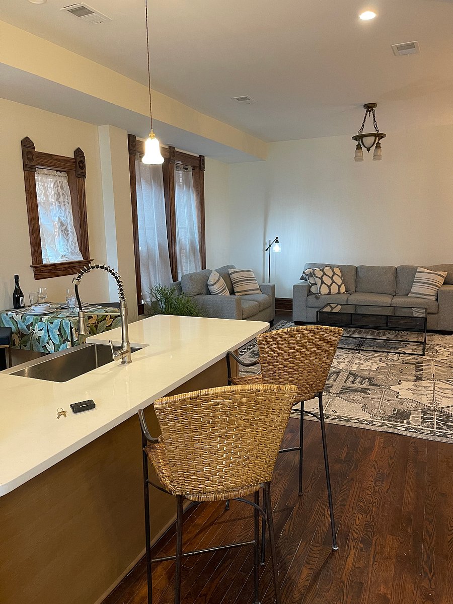 Flowing open floor plan.