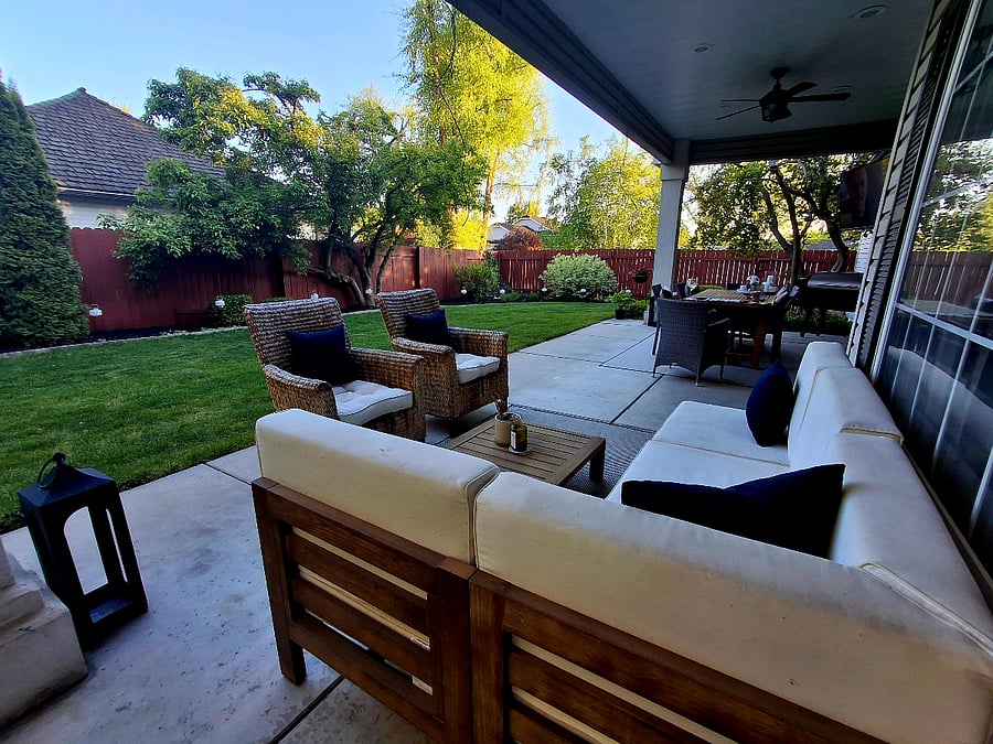 Backyard oasis
