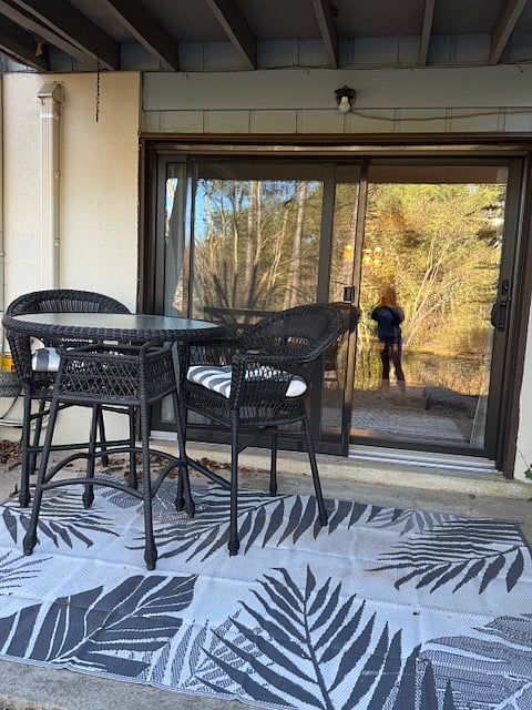 Patio w/ Bistro Table