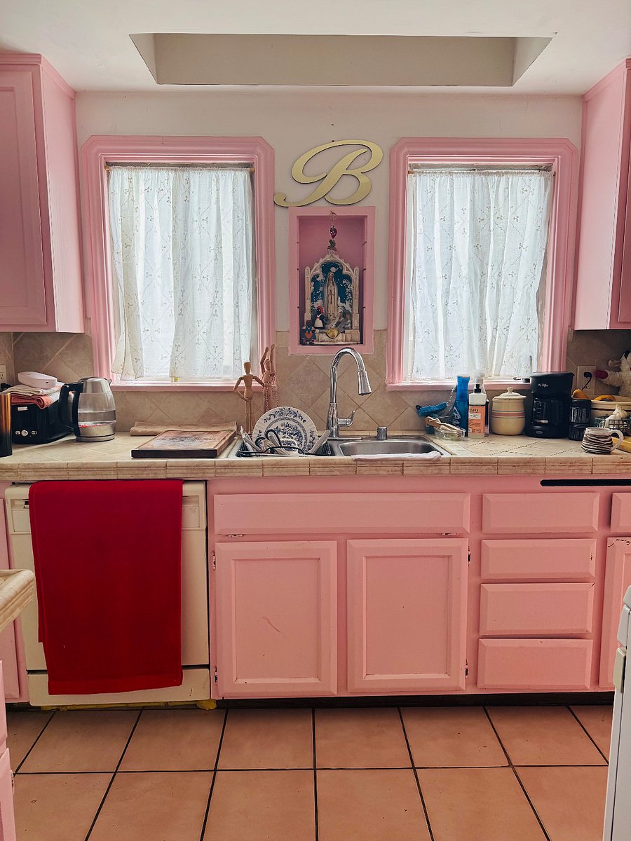 Bright happy kitchen