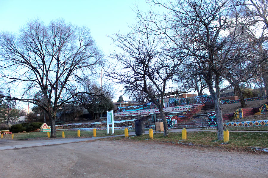 Footbridge park, 3 doors down from condo.
