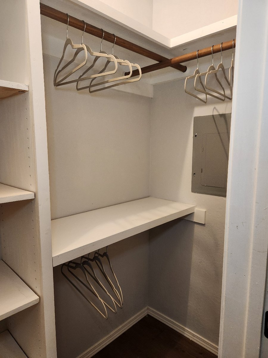 Master closet. Right side