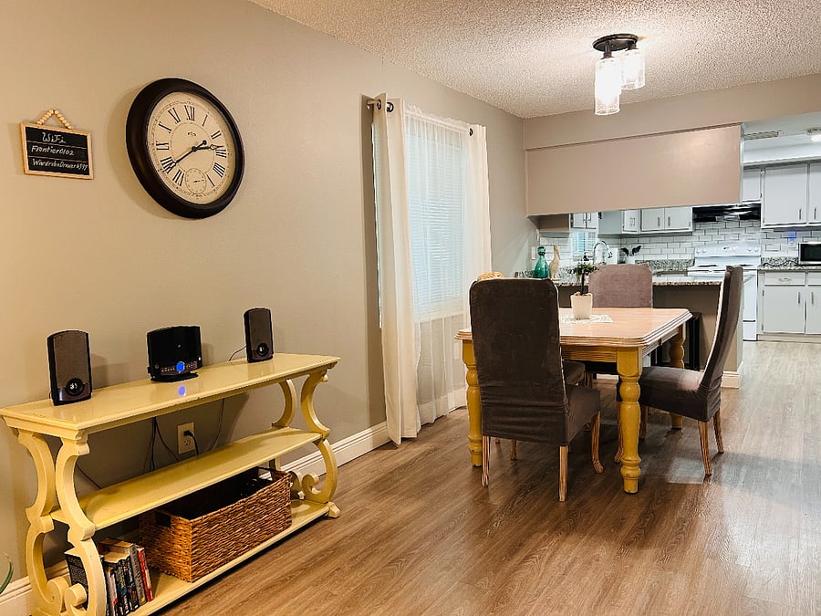 Unit 2 - dining room & kitchen