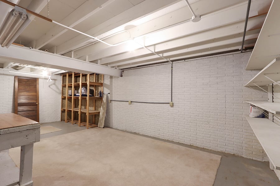 Unfinished part of basement
