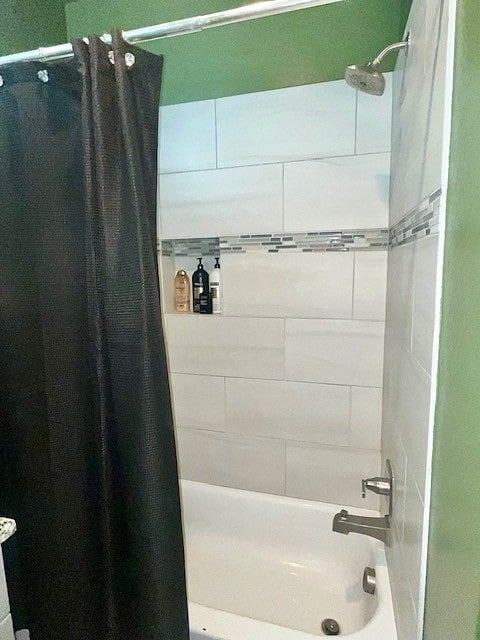 Shower in private bathroom