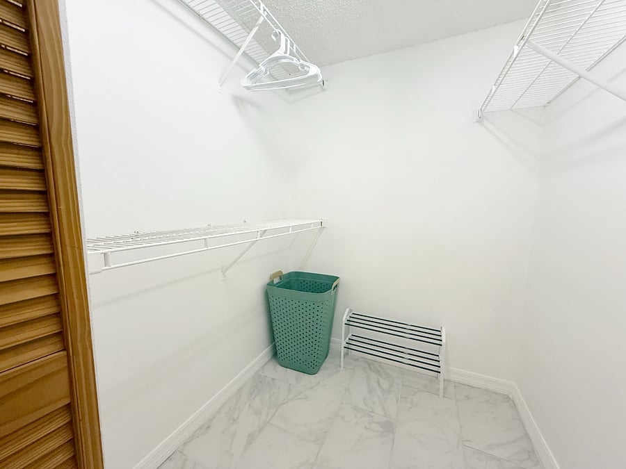 Master Bedroom's walk-in closet