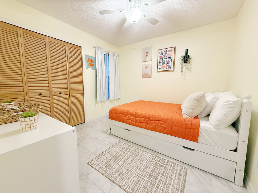 Bedroom #3- Full bed with Trundle (twin bed that pulls out)