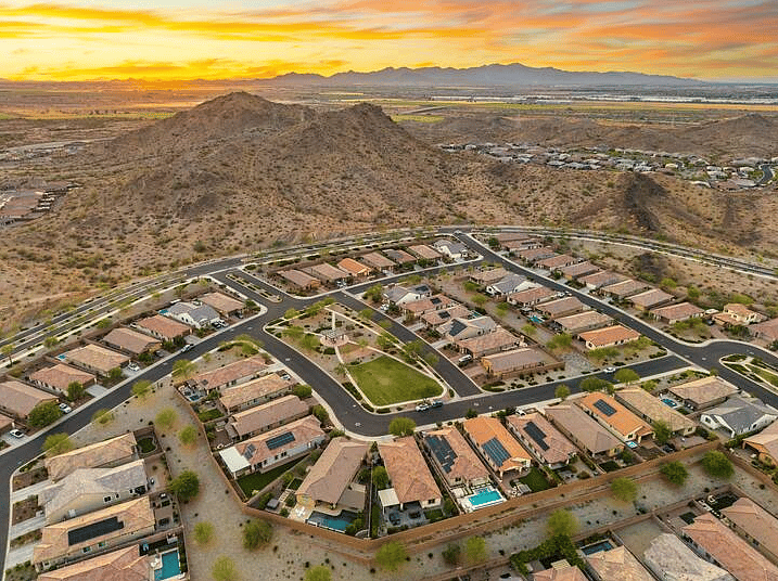 Aerial Shot of the Community.