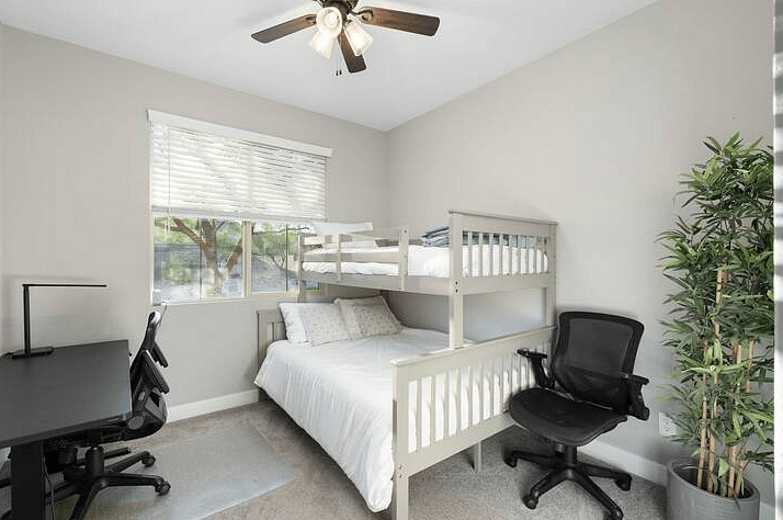 Spacious Bunk Bed for the ultimate restful stay.