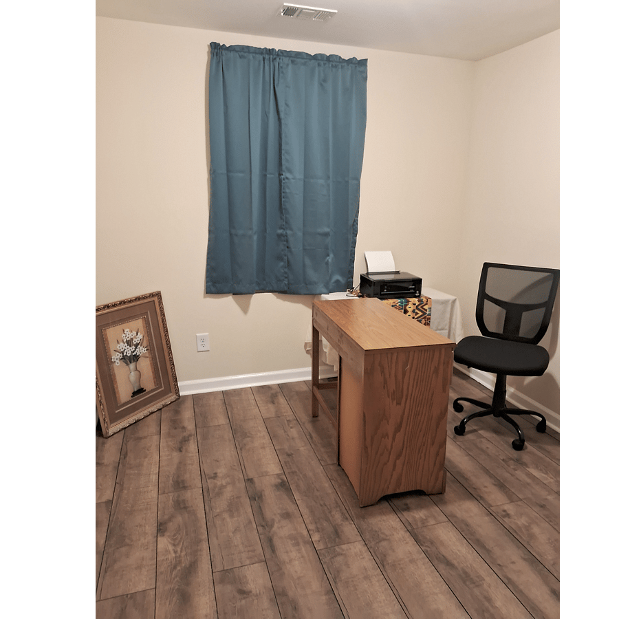 Bedroom #2. As office space, or extra bedroom with futon couch.