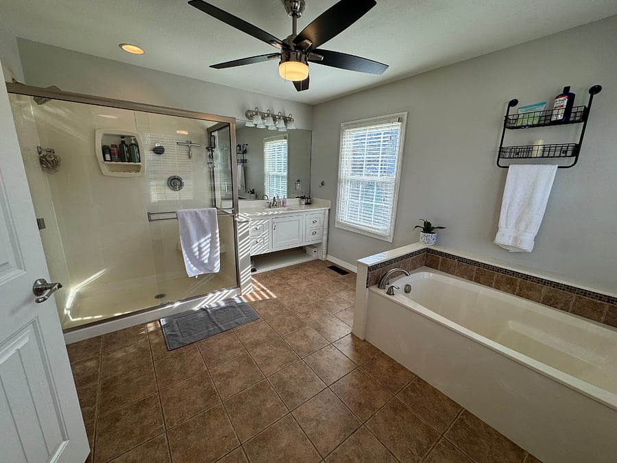 Master bathroom