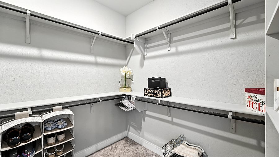 Spacious walk-in closetbecause when youre staying a while, storage matters.