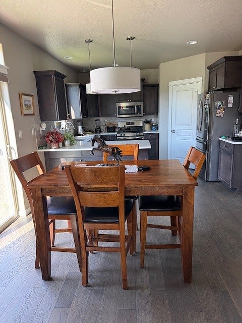 Kitchen and dining area