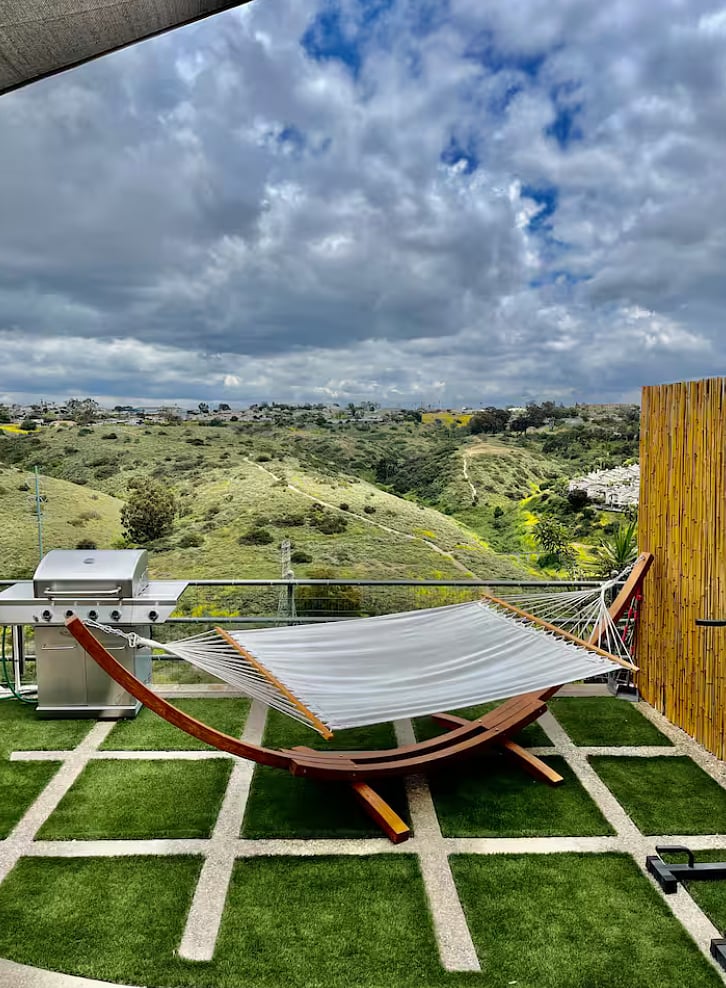 Hammock for relaxing with views for miles