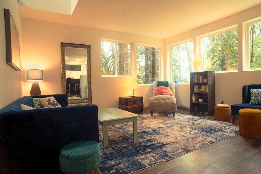 Upstairs living room (shared space)