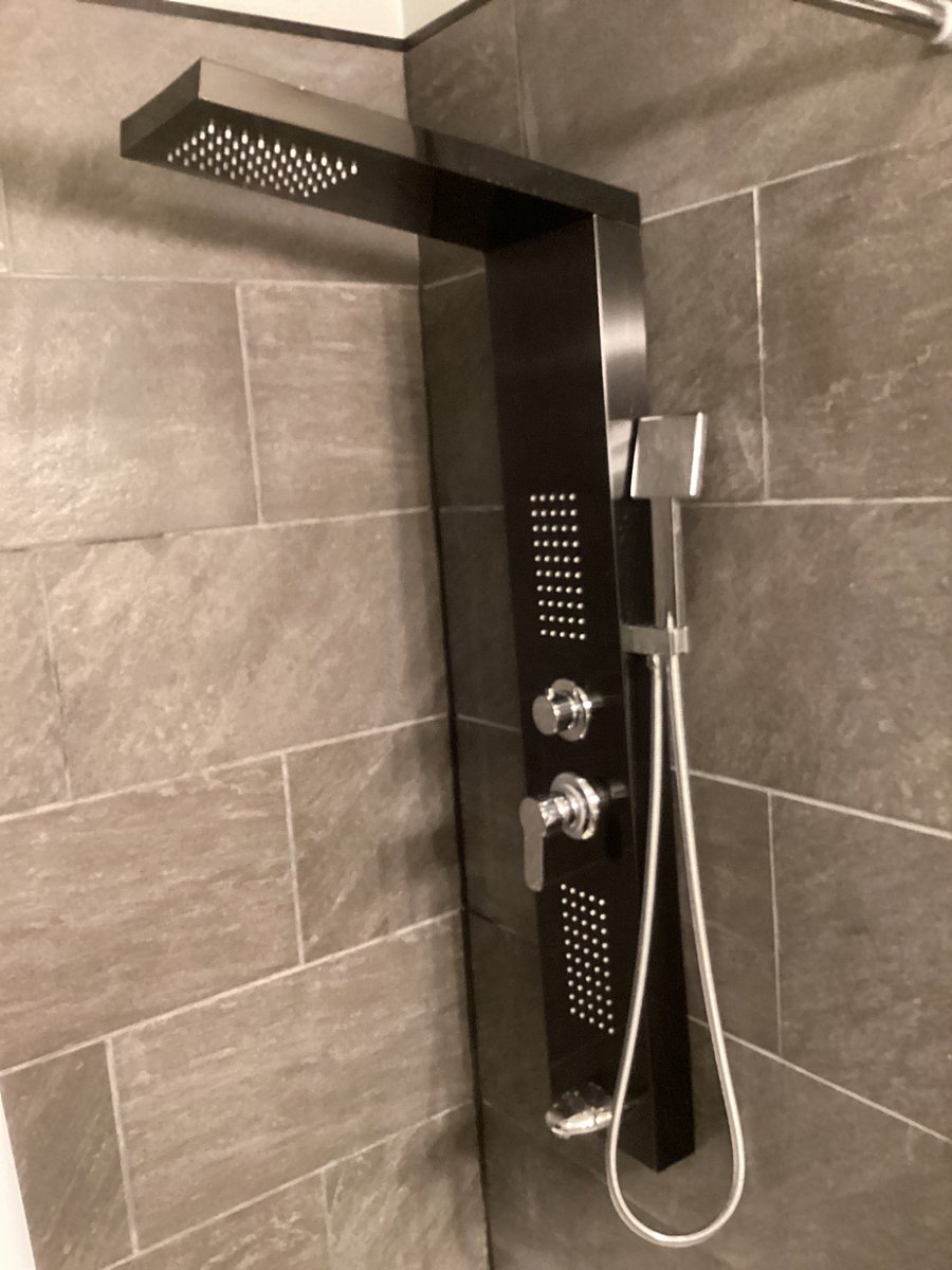 Full Bathroom with Full Body/Rain Shower.