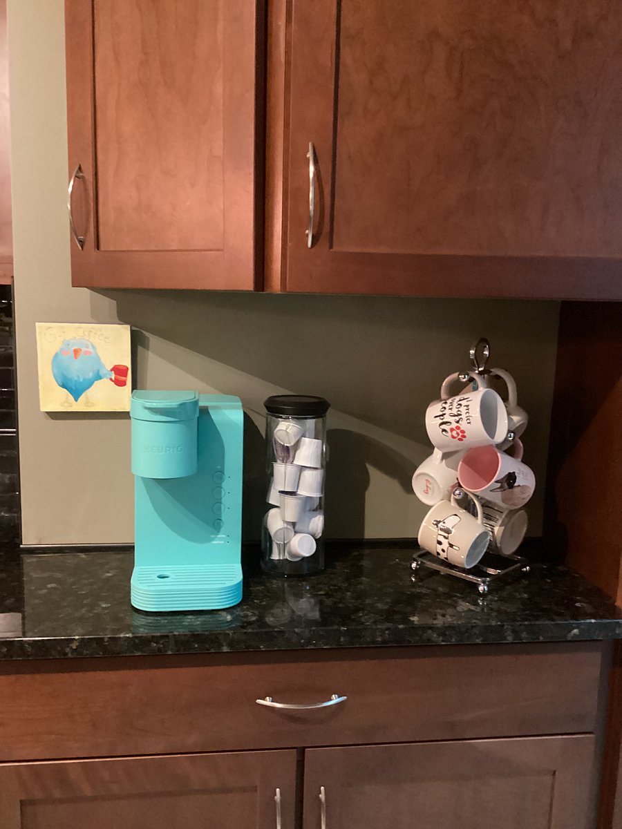 Coffee Bar in the Kitchen.