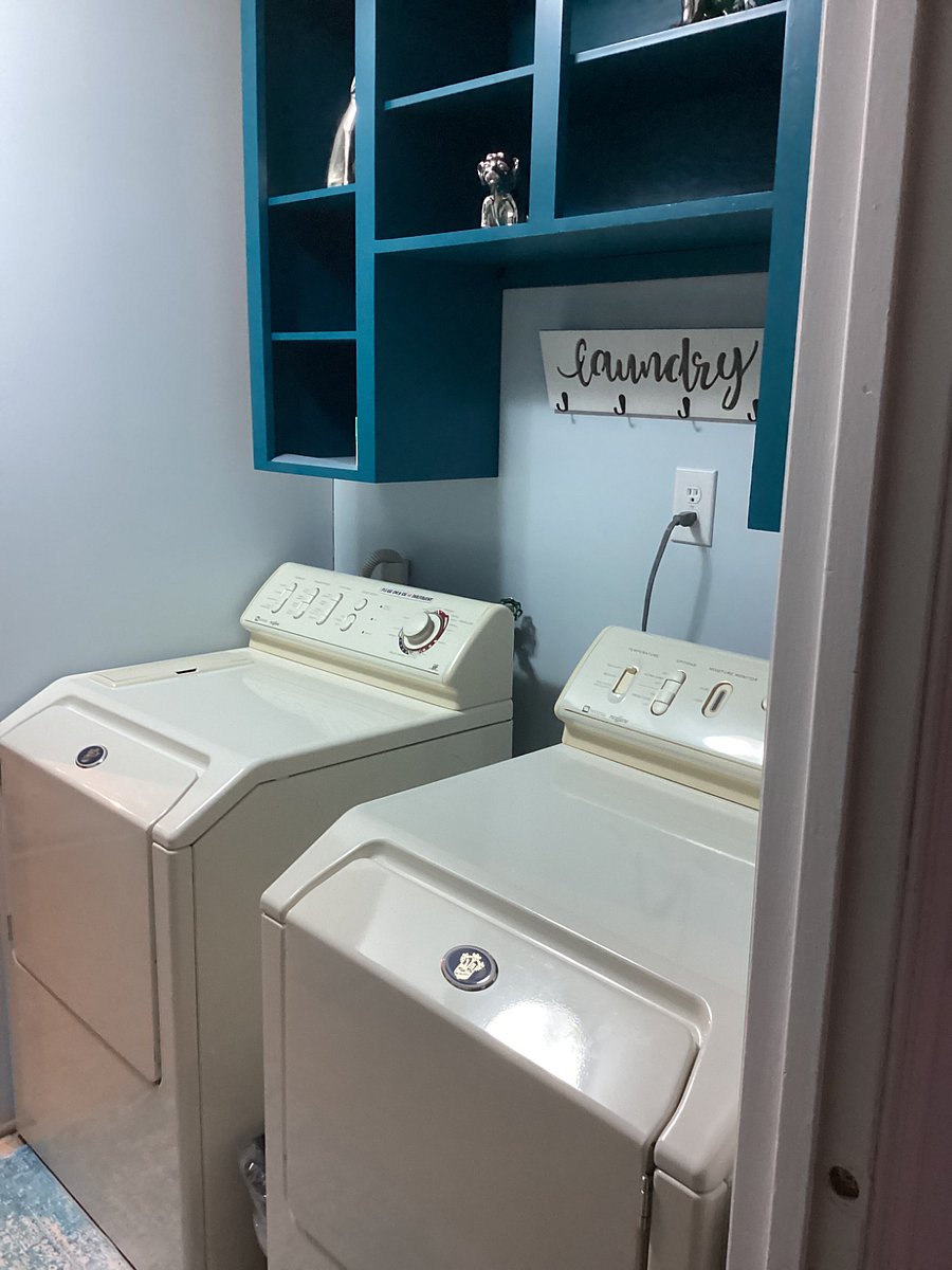 Front Loader Washer and Dryer with Folding Station.