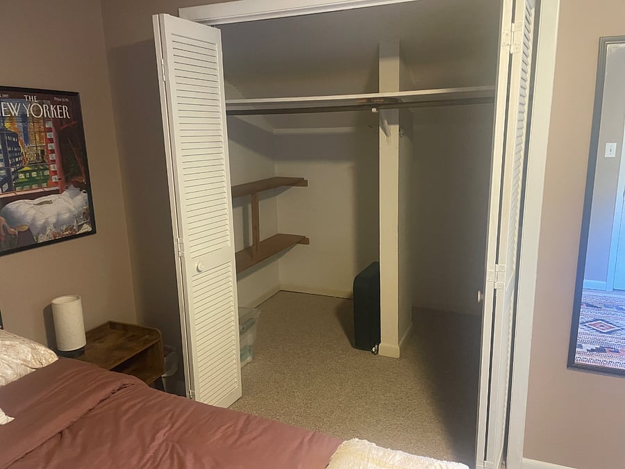 Huge closet!