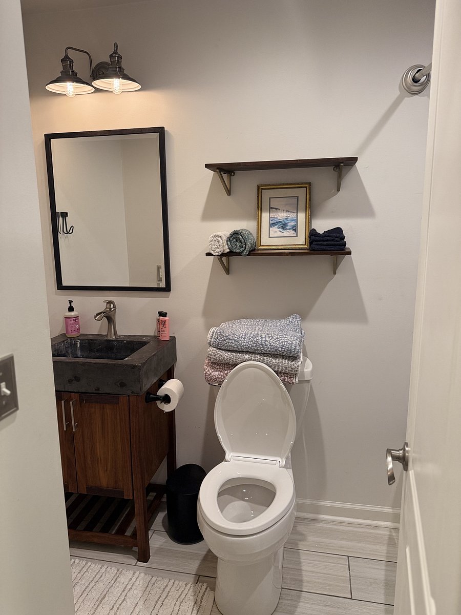 Shared full bath with tub
