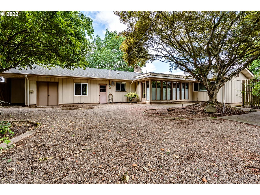 Back of house.