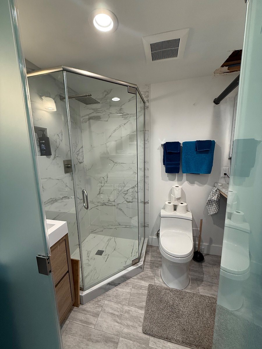 Brand new bathroom.