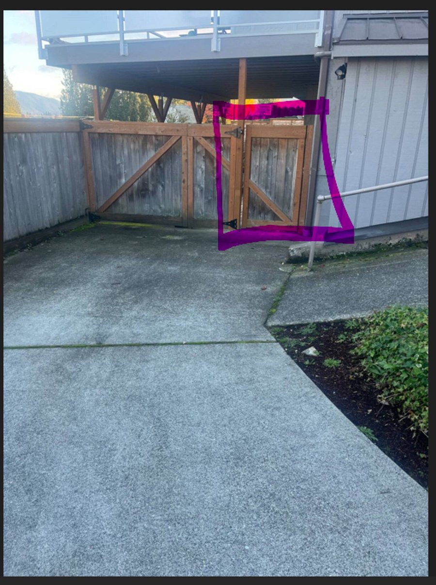 Gated entrance to your unit.