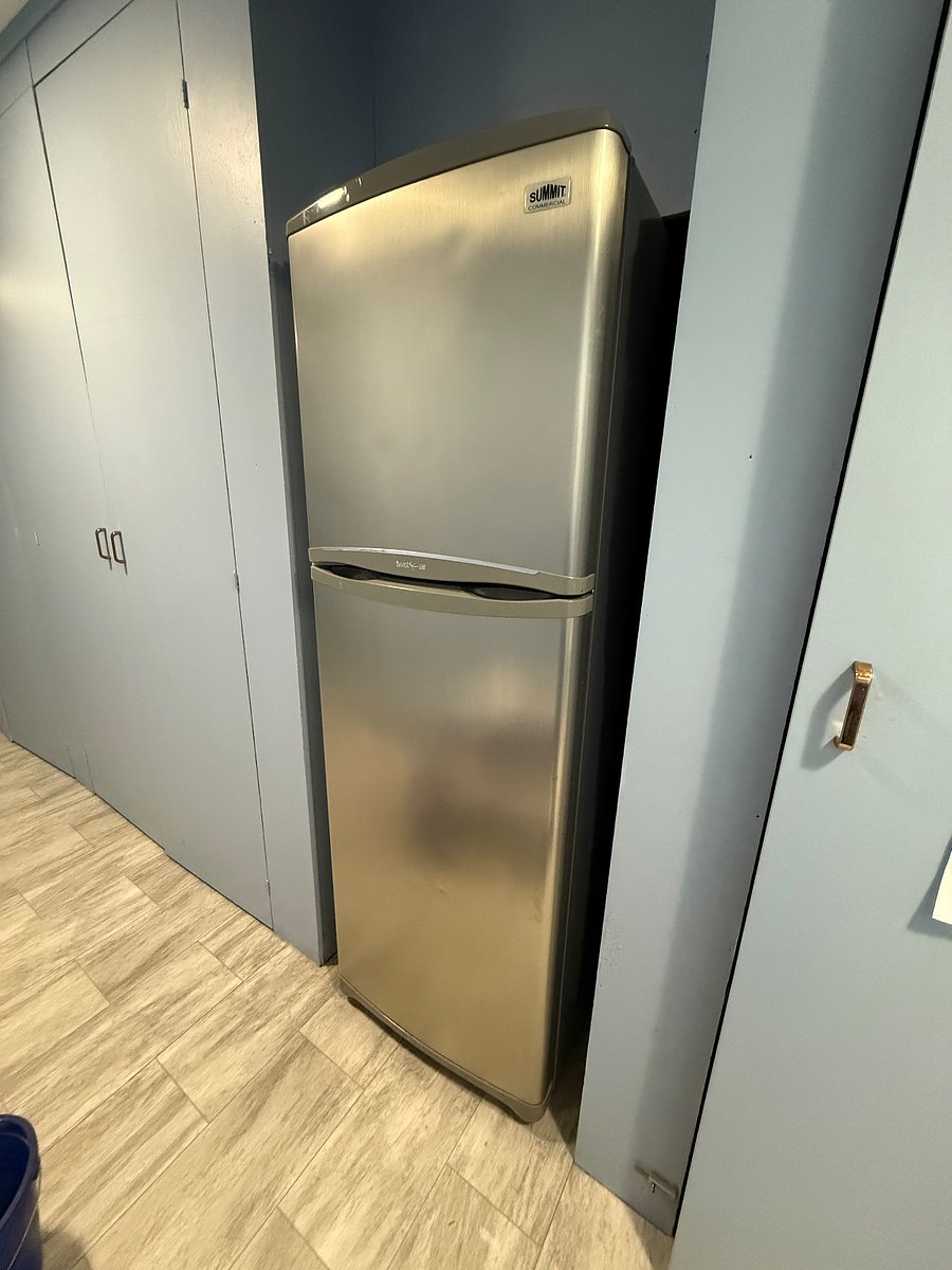 Medium sized fridge.