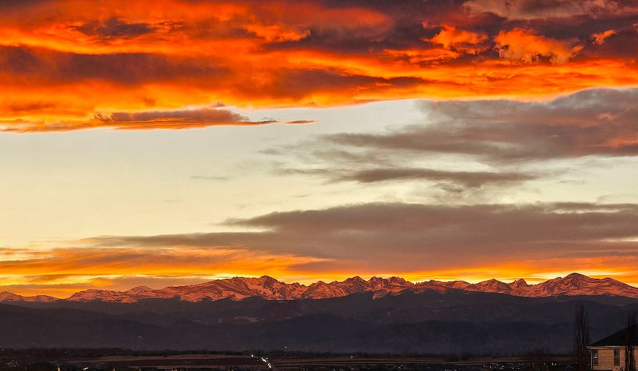 Soaking in the vast views to the west