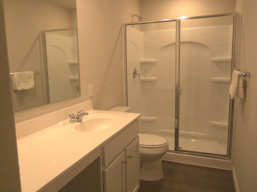 Private primary full bath