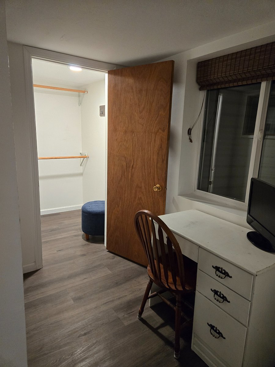extra desk space and cubby with full-size egress window.