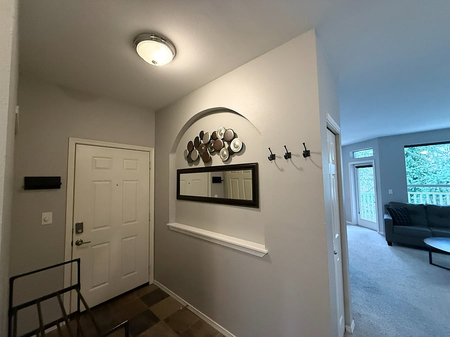 Entryway when you enter the condo unit