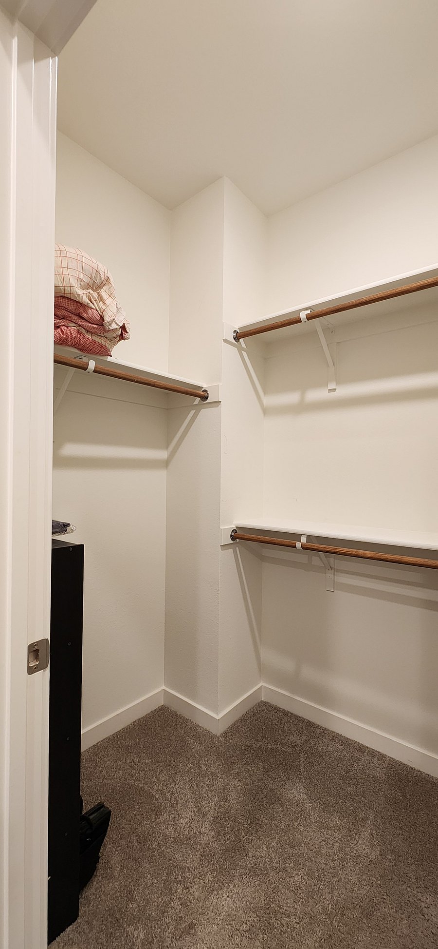 Attached walk-in closet