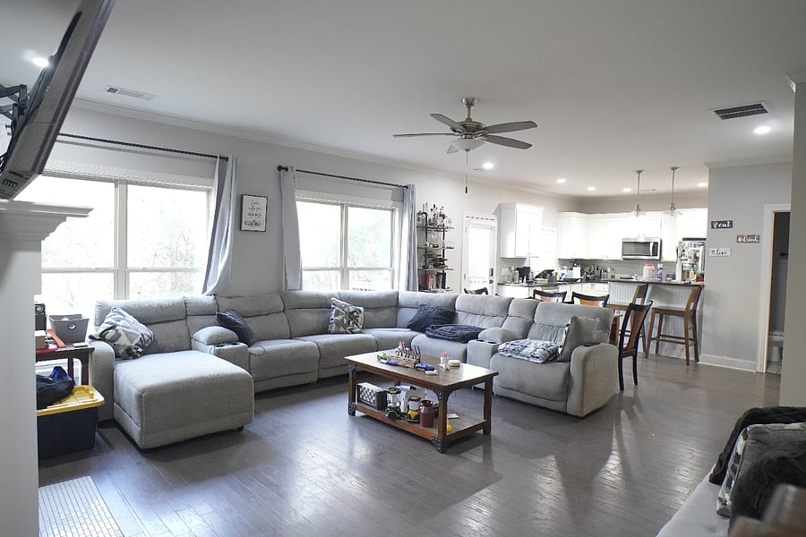 Living Room and Kitchen View