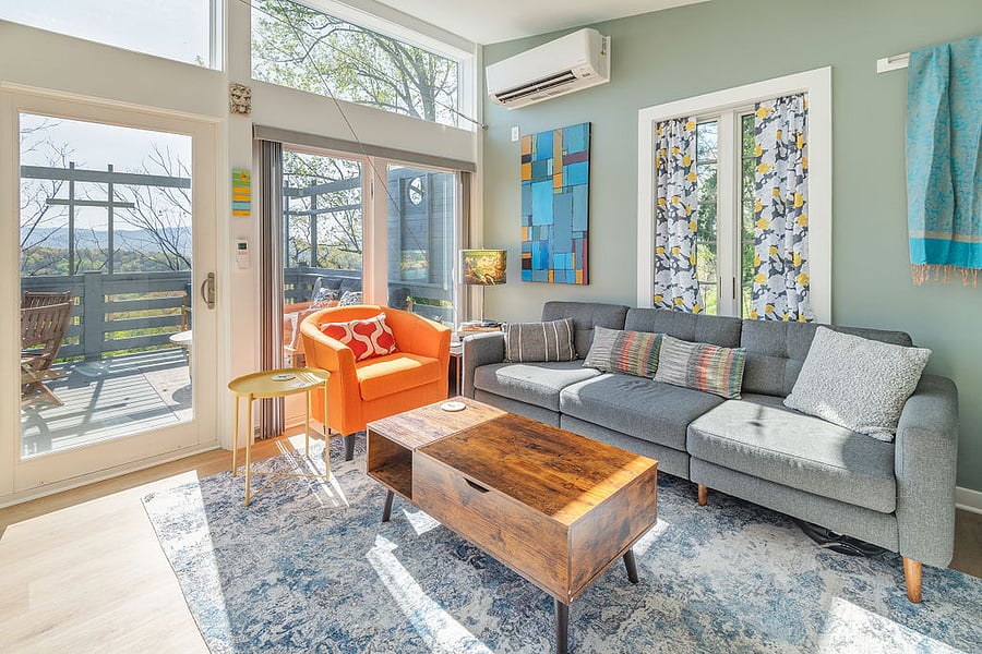 Flooded with natural light