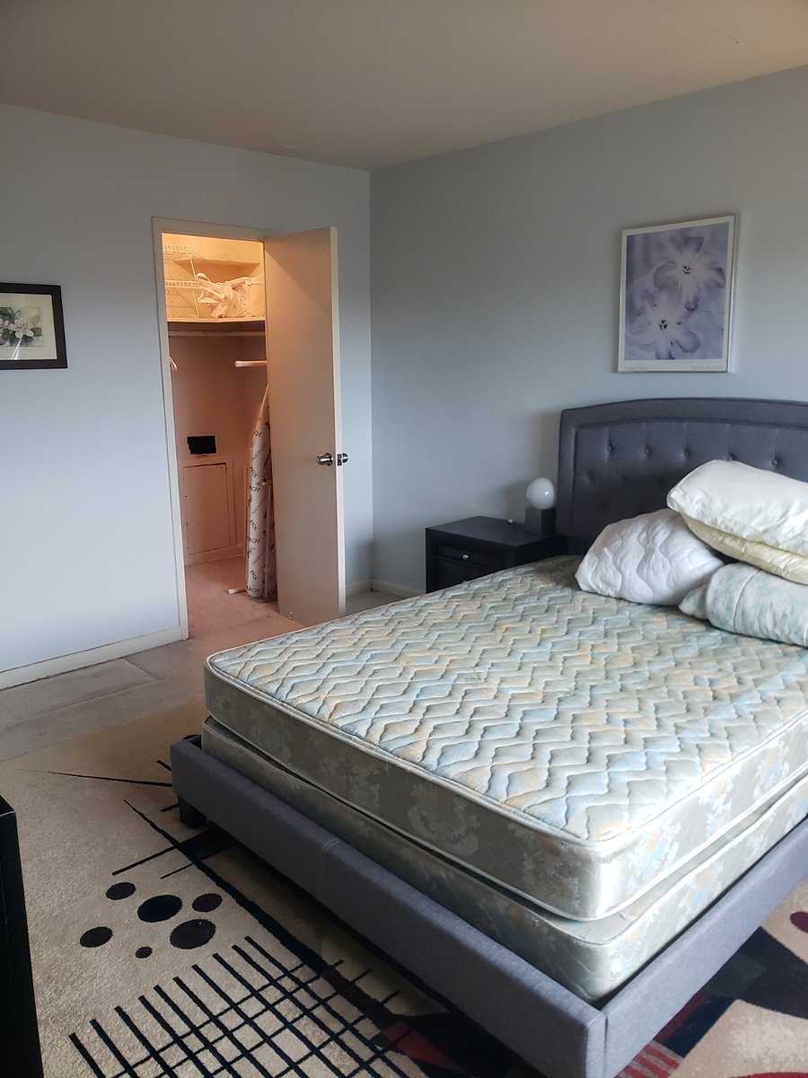 Bedroom and walk-in closet 